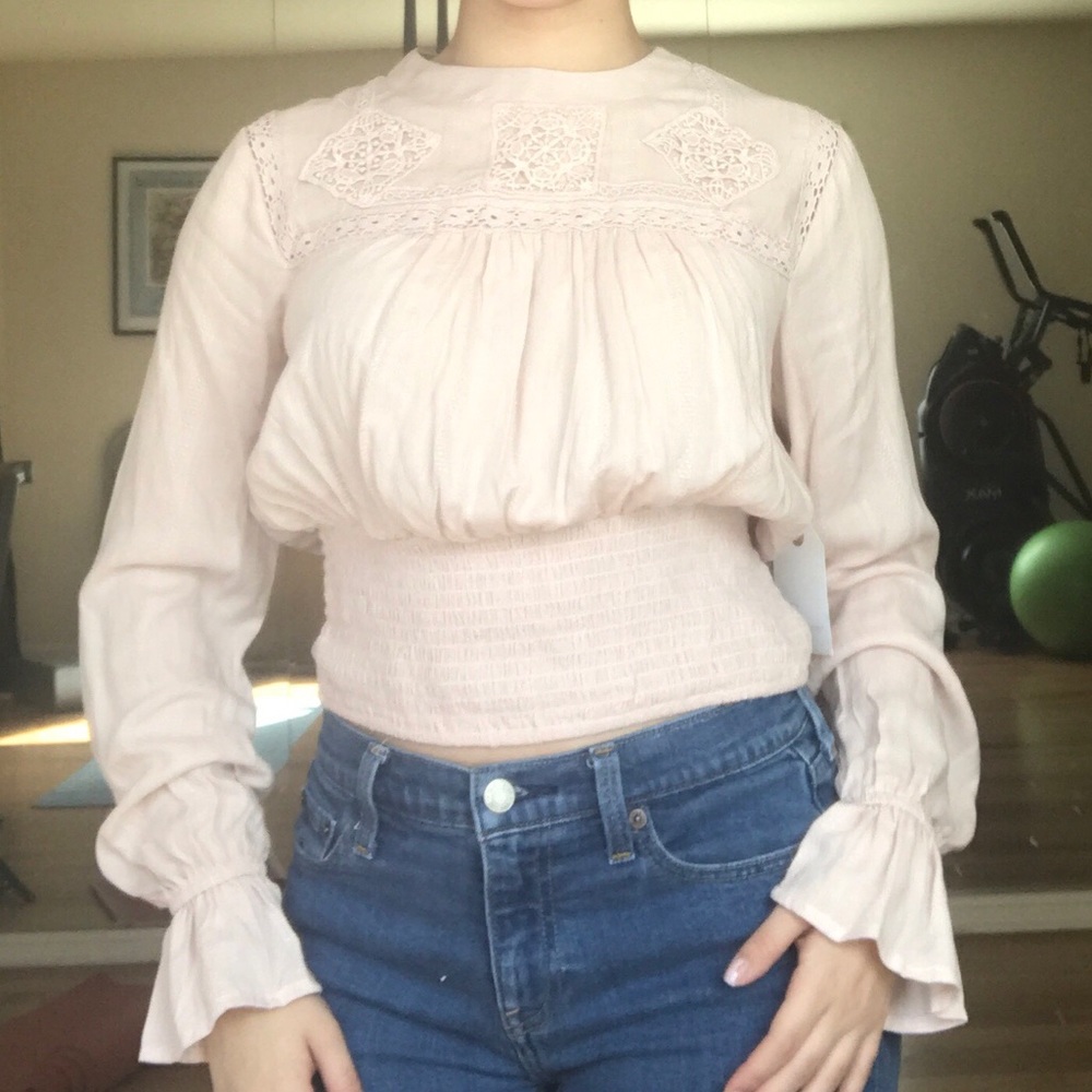 Baby pink coco + Jameson blouse